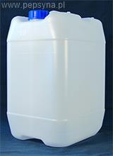 Kanister, pojemnik HDPE  pakowany indywidualnie poj. 20 litrów